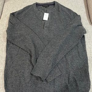 NWT mens gray sweater XL